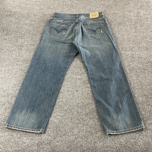 Levi’s 559 Relaxed Straight Leg Jeans Men’s Size 36x30 Medium Wash Denim - Picture 3 of 8